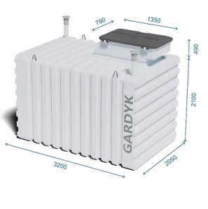 Podzemní plastový sklep GARDYK 3200